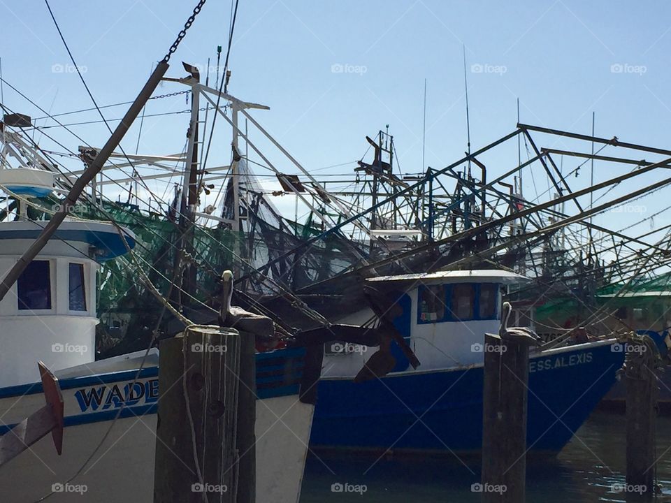 Shrimp fisherman in Mississippi 