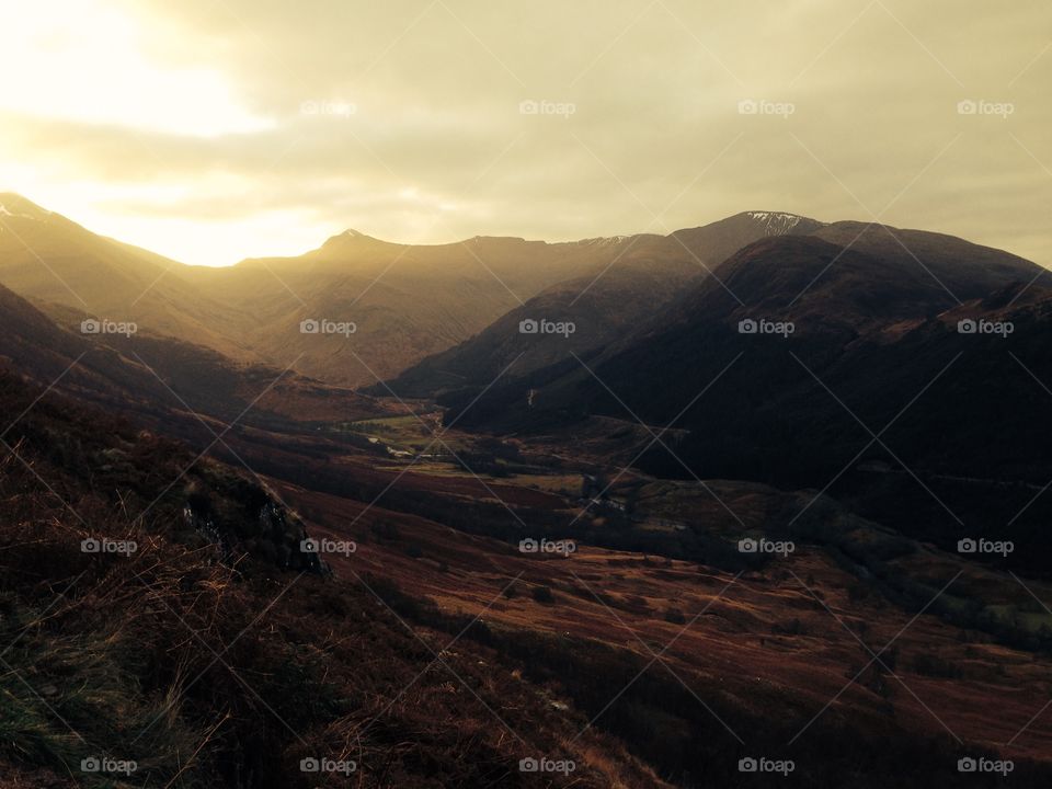 Dawn in Glen Nevis, Scotland