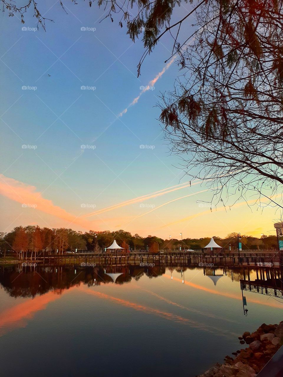 I often go to Cranes Roost Park to exercise and to take pictures. I took this picture one recent morning. The sunrise was really beautiful.