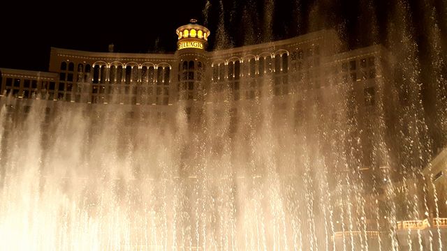 The Bellagio fountain show, Las Vegas