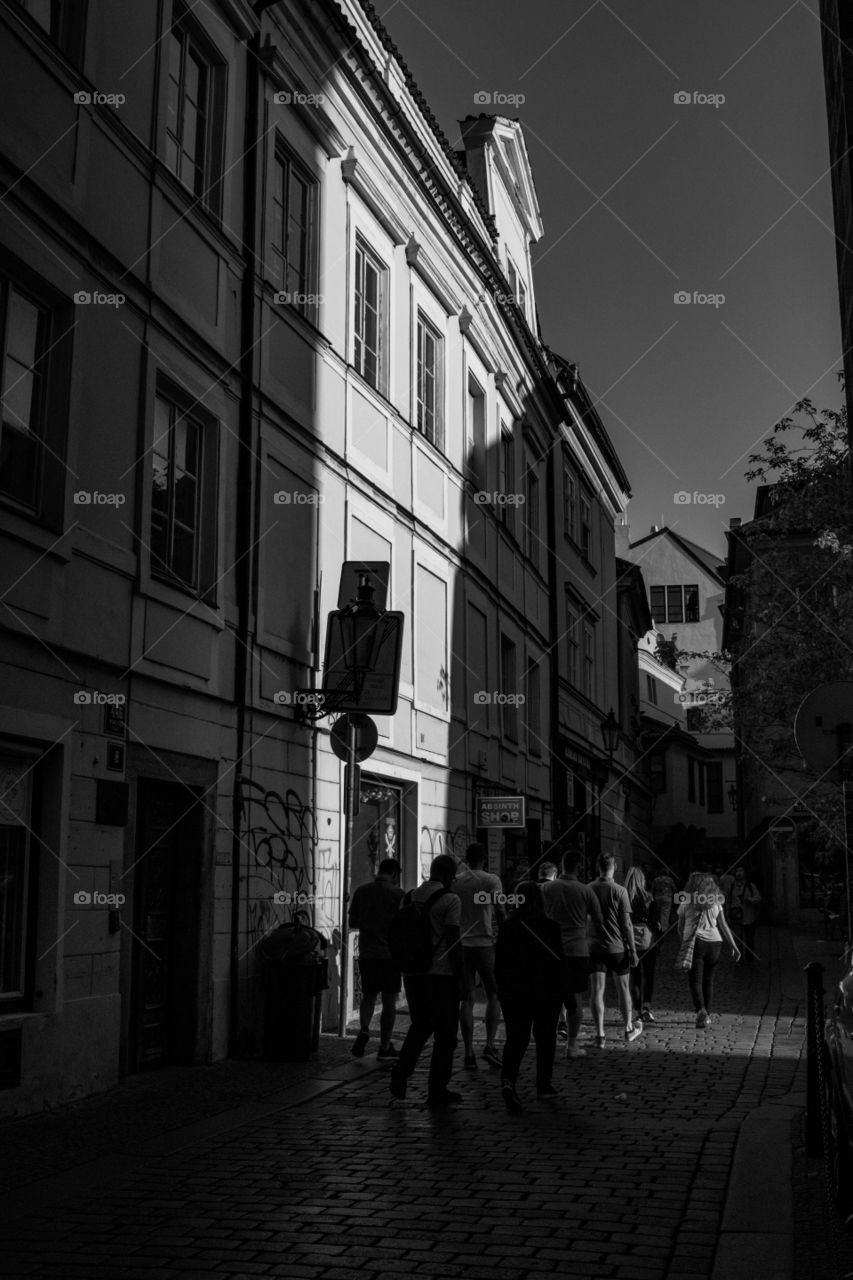 Prague street life 