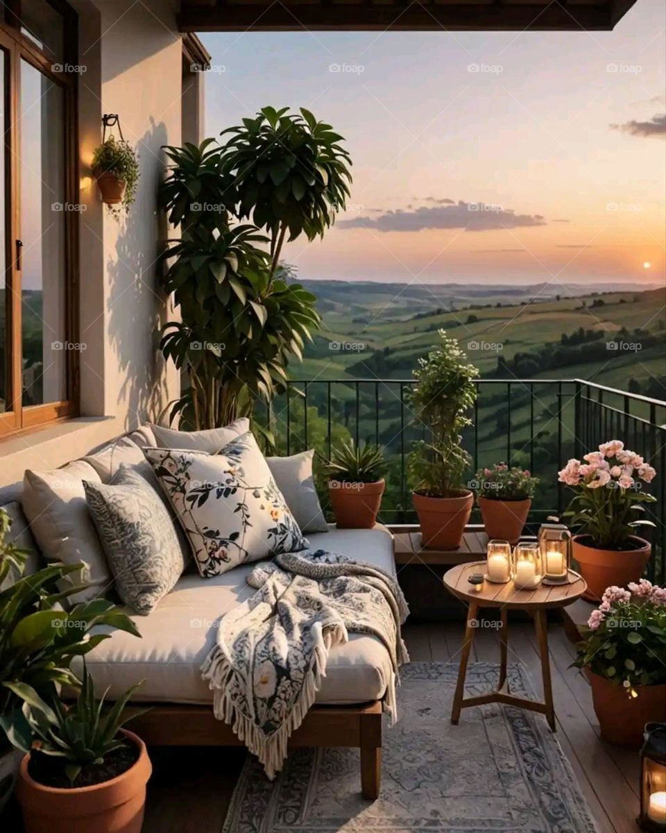 Glory be to God, the magnificent and picturesque view and the natural green trees are a view that is nothing more wonderful than it