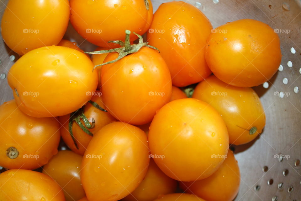 Yellow tomatoes