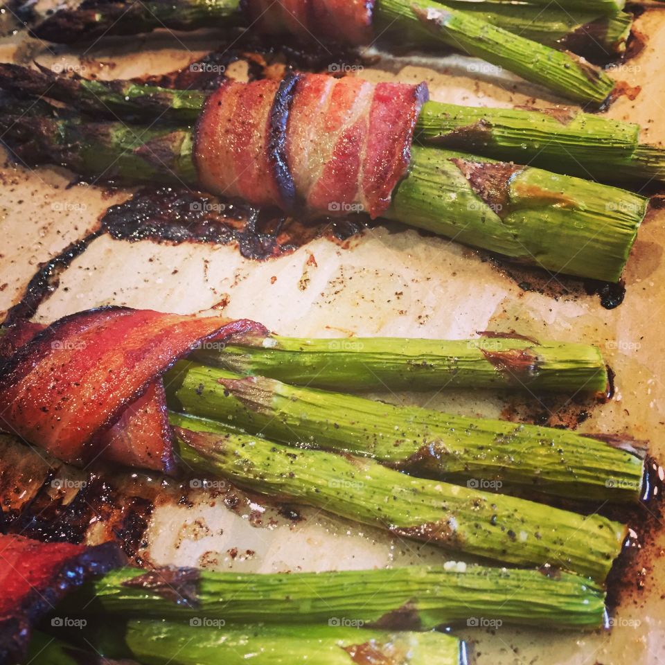 Bacon wrapped asparagus 