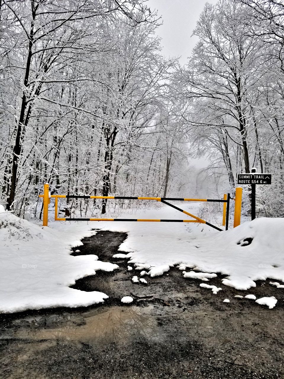 Entrance to winter