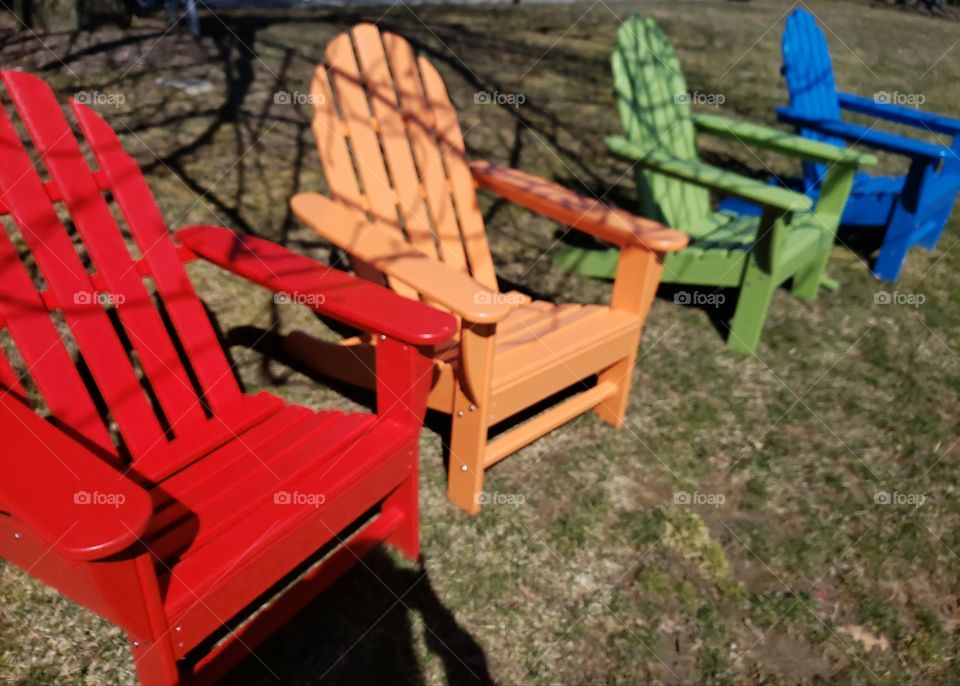 Colorful chairs