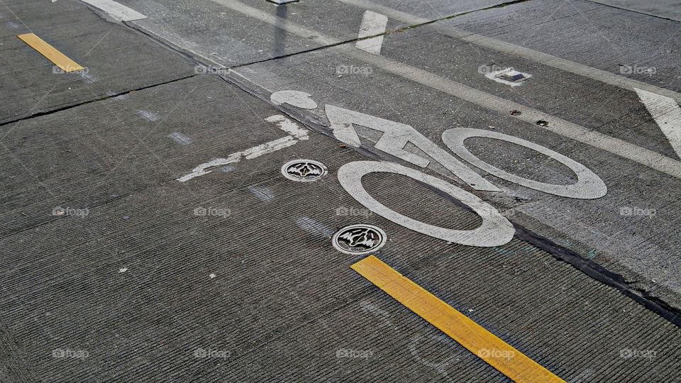 Bike Lane Graphic