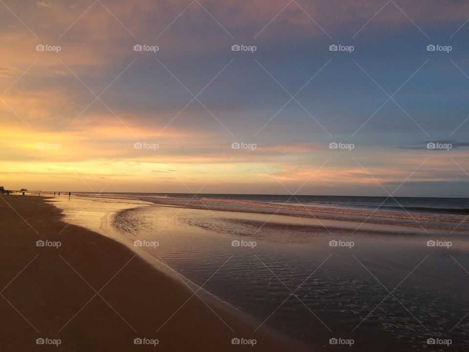 Sunset on Daytona Beach, FL