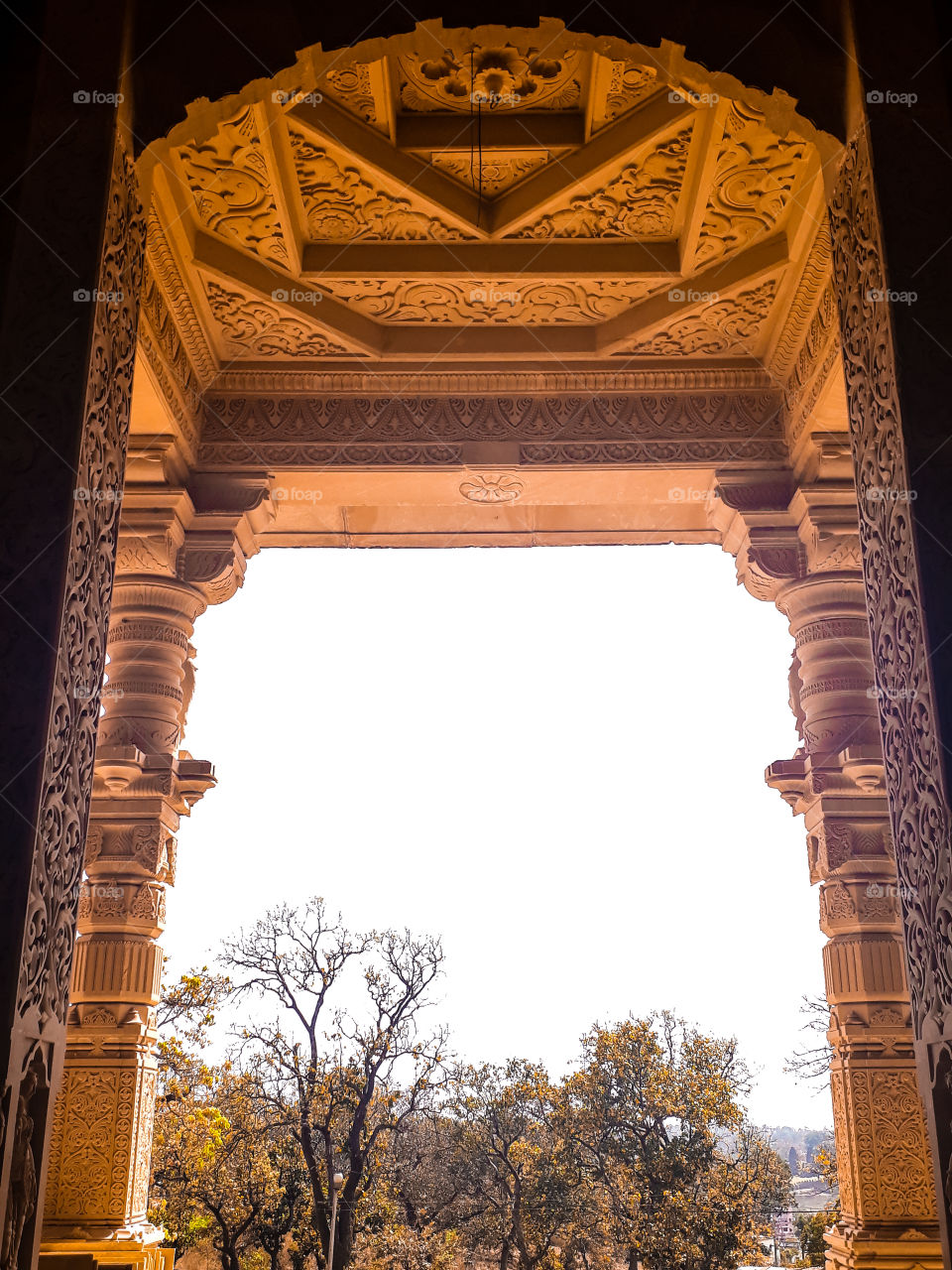 gate of a jain temple