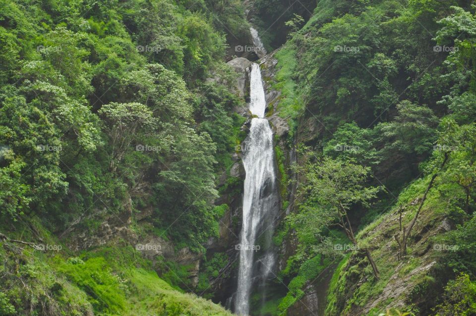 Waterfall in Nepal