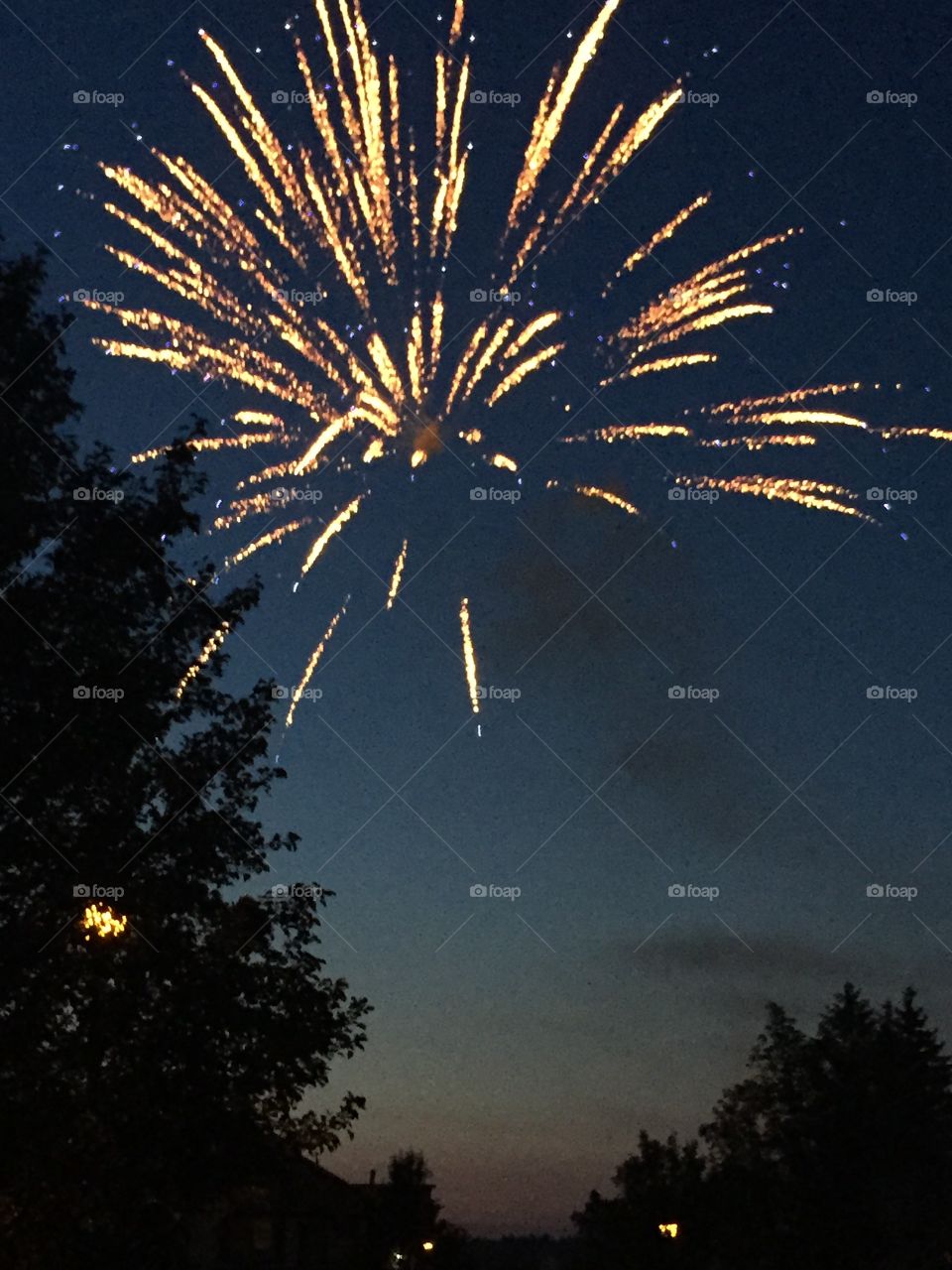 firecracker in the sky