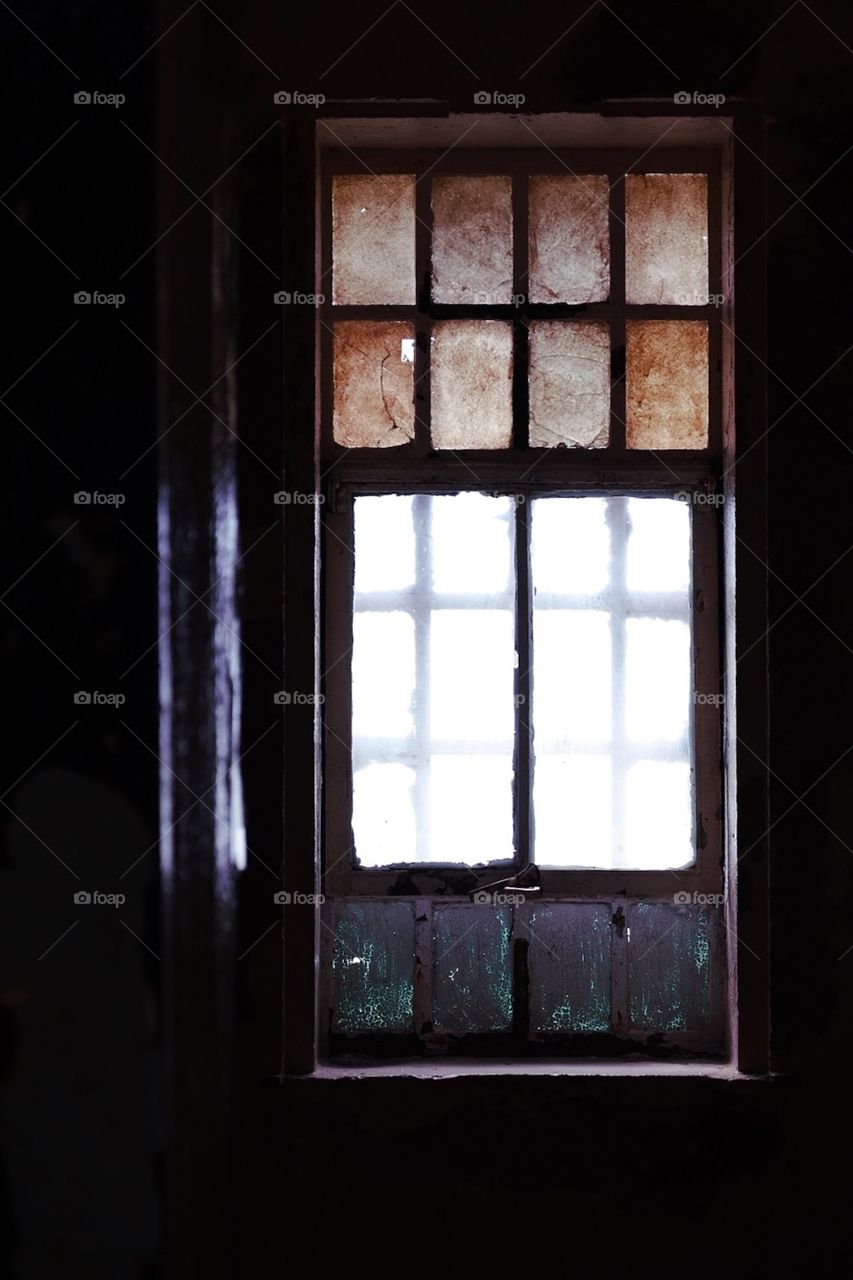 Abandoned Prison Window With Sunlight Shining Through Taken In Missouri 