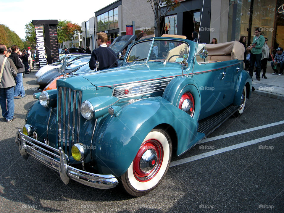 classic antique car show by vincentm