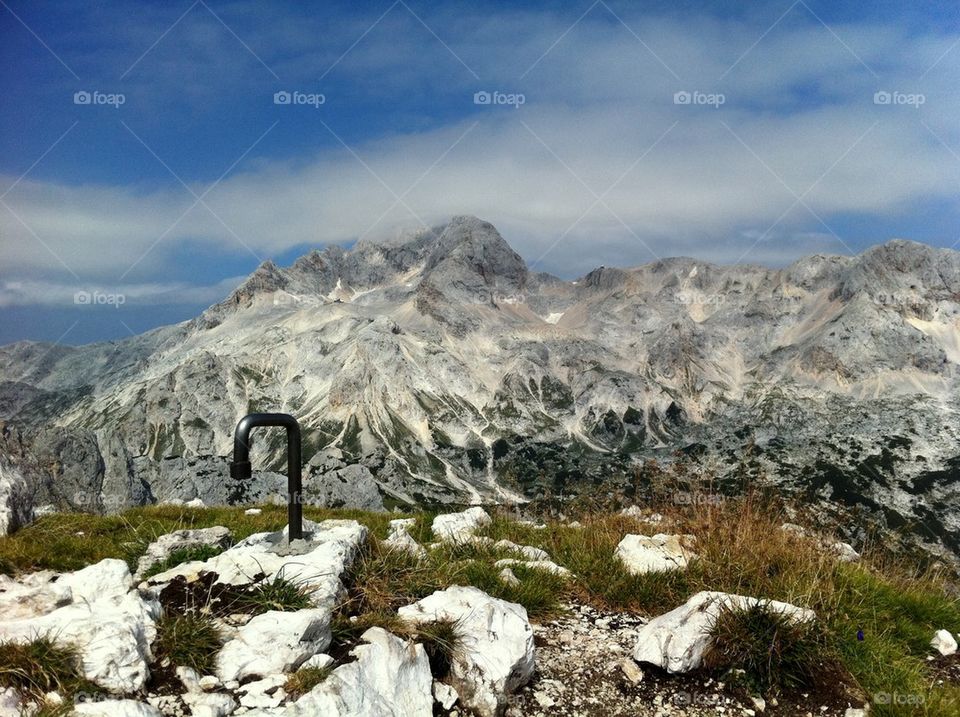 Triglav the highest mountain in Slovenia