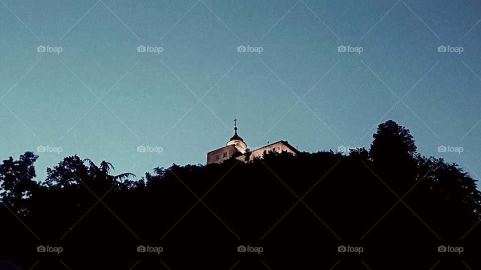 church travel sacro monte tramonto