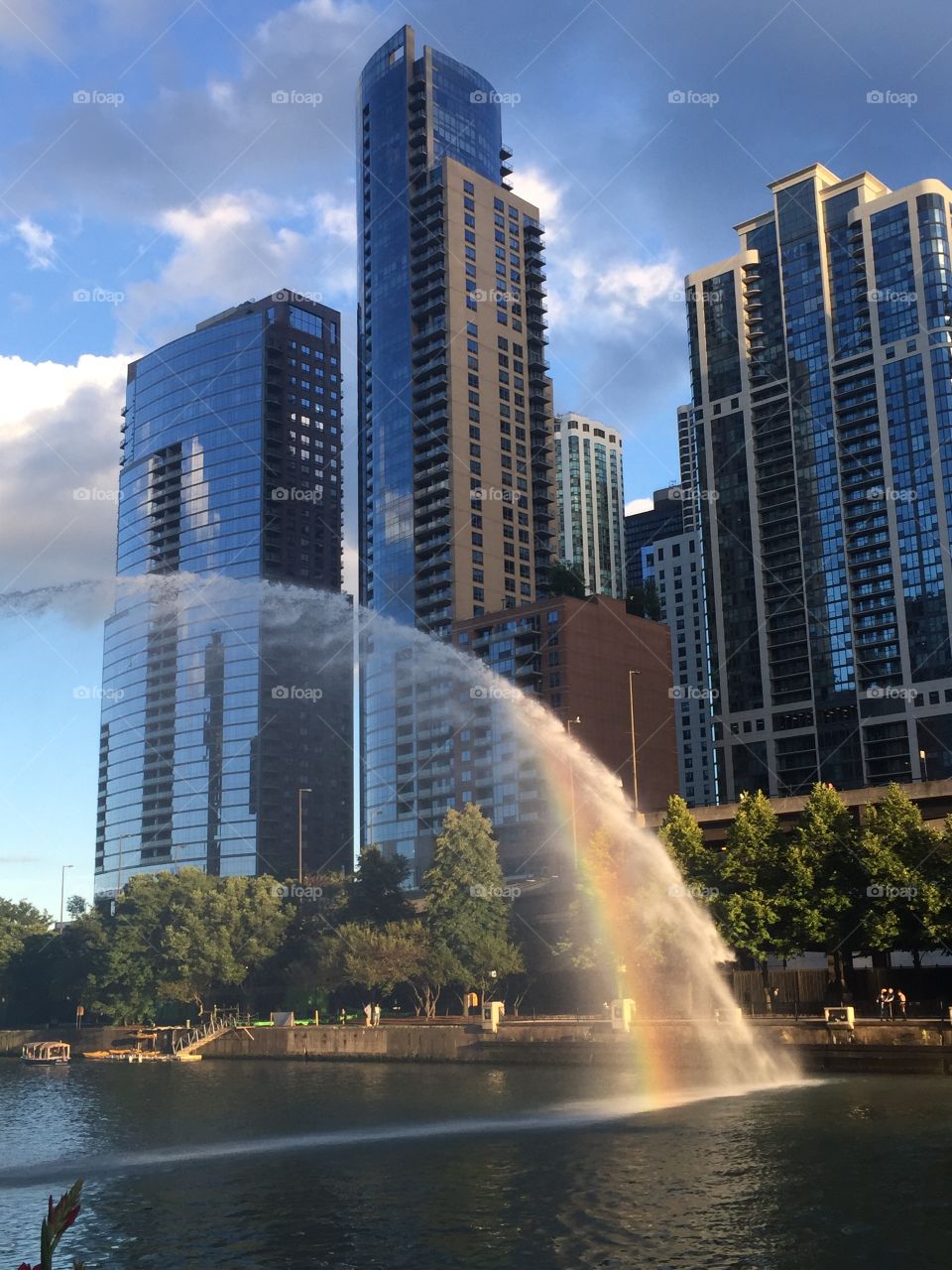 Chicago river walk