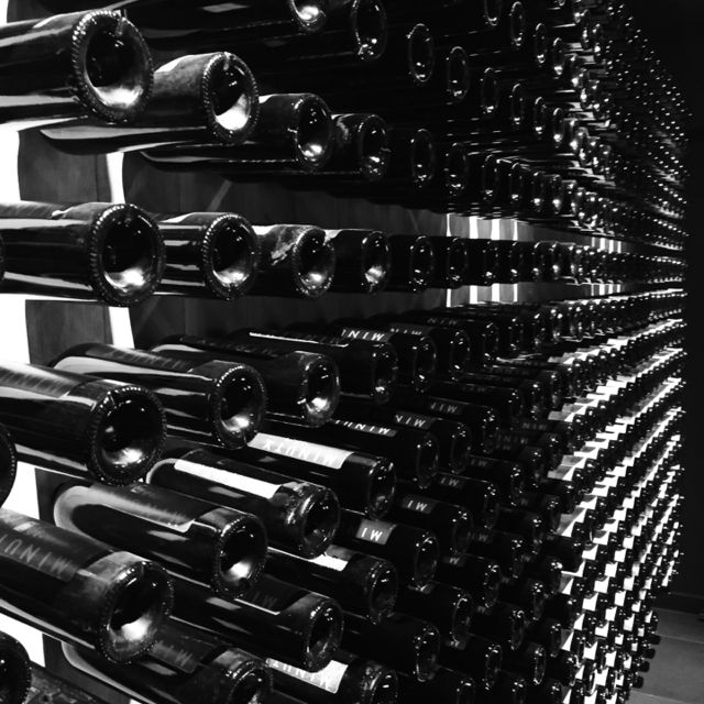 Chateau Minuty, Gassin. Wine bottles