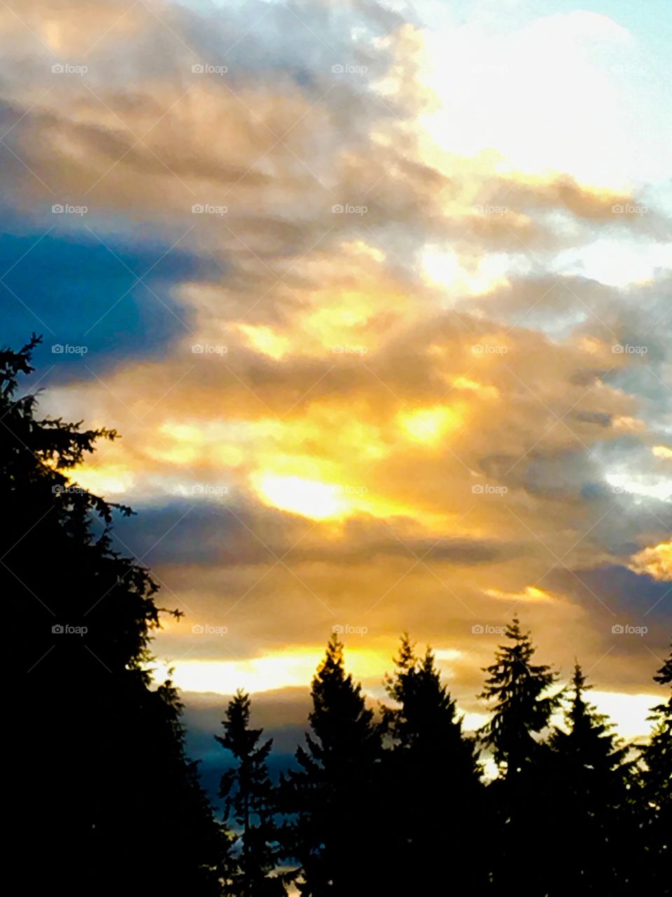 Parting Storm Clouds