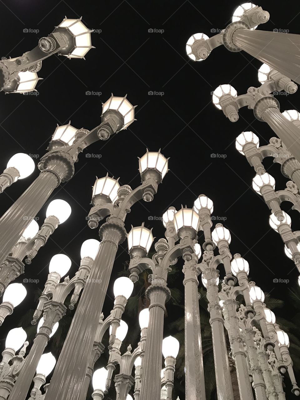 Urban Light in Los Angeles, California
