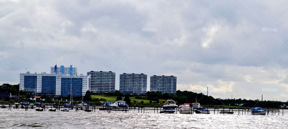 Coast marina in denmark