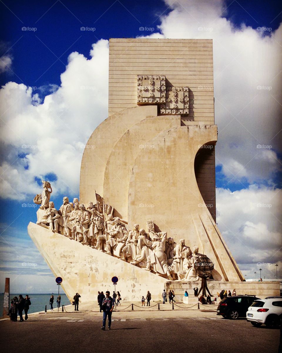 Portuguese Discovery Monument, Belém,  Lisbon, Portugal