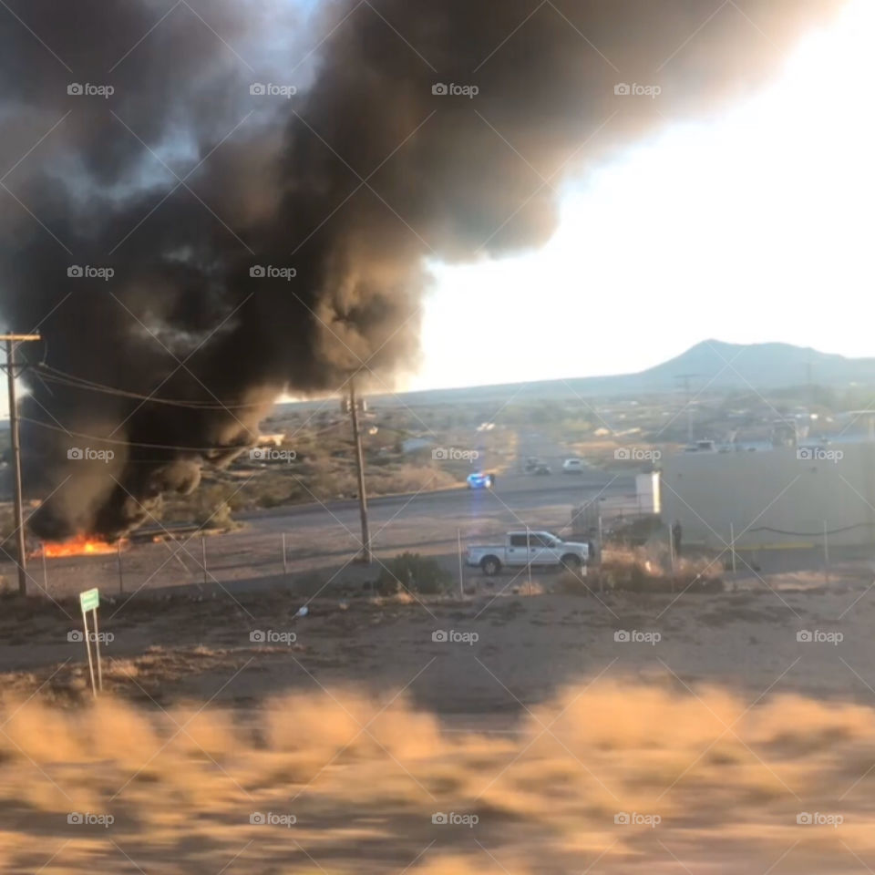 Fire while in New Mexico 