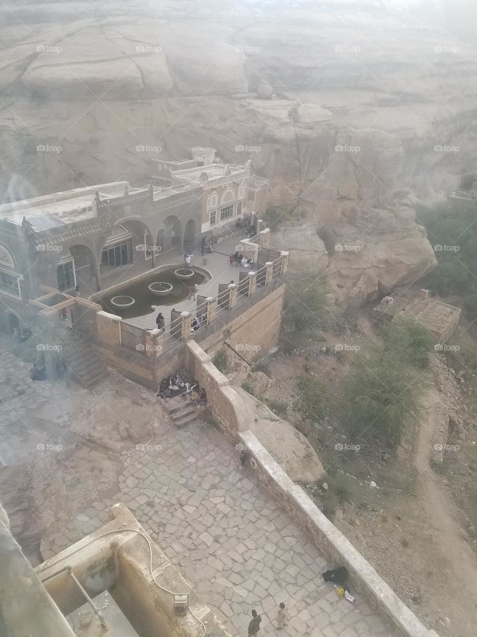 Dar alhajar - The backyard of the stone house