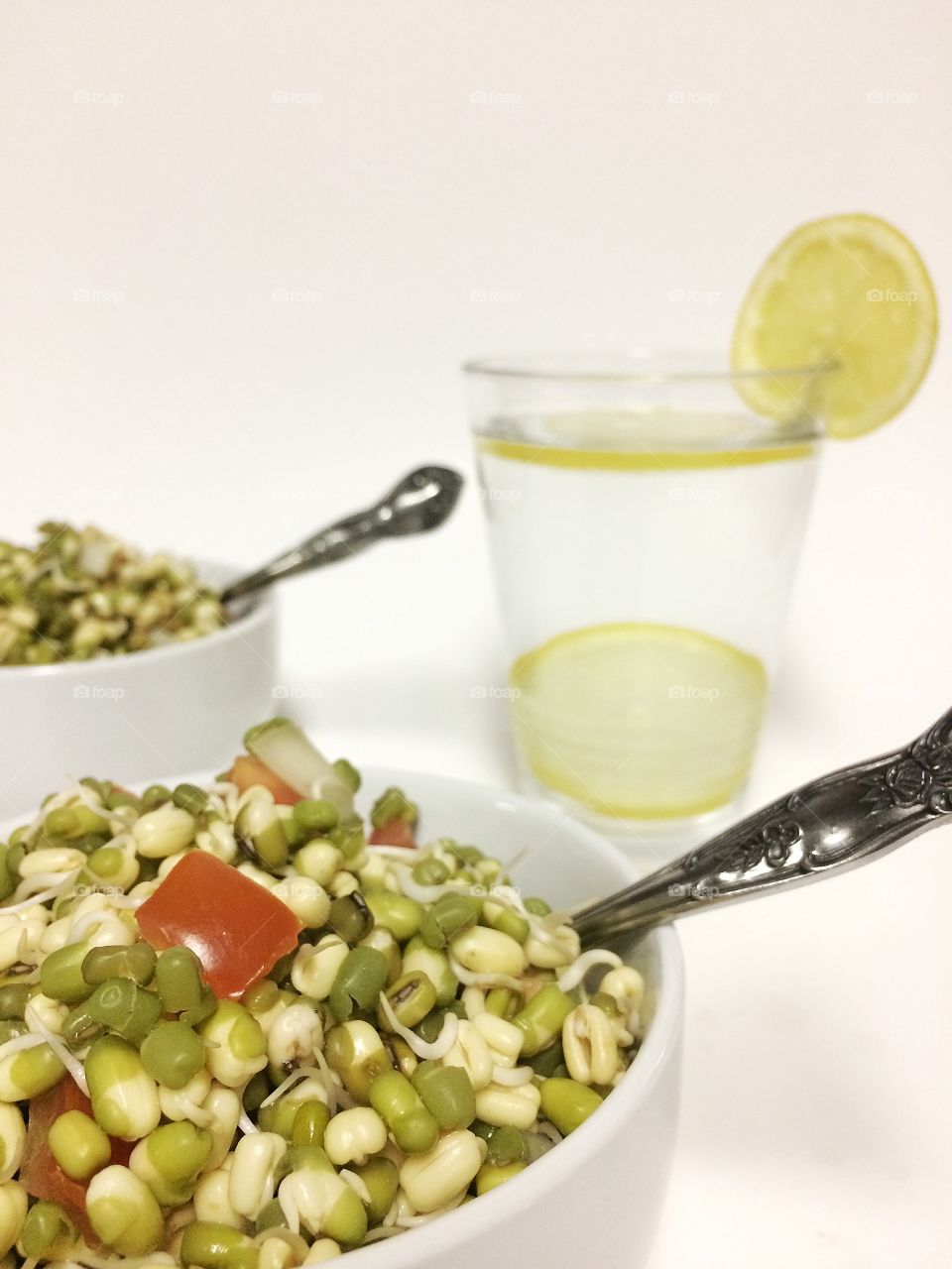 Nutritious breakfast of sprouts 