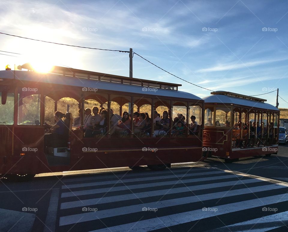 Trolley ride Avila Spain 