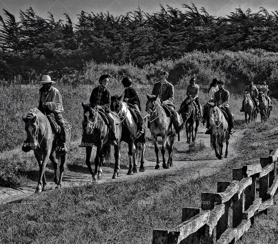 California horseback trail ride