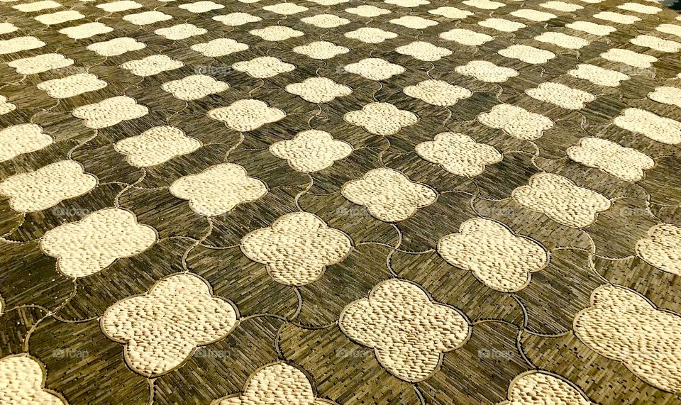 Japanese garden floor, Huntington Library 