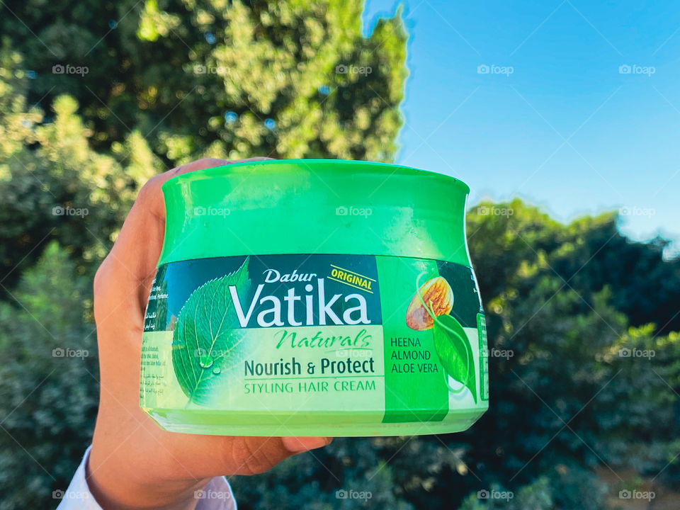 Nourishing and high protection with Vatika cream 