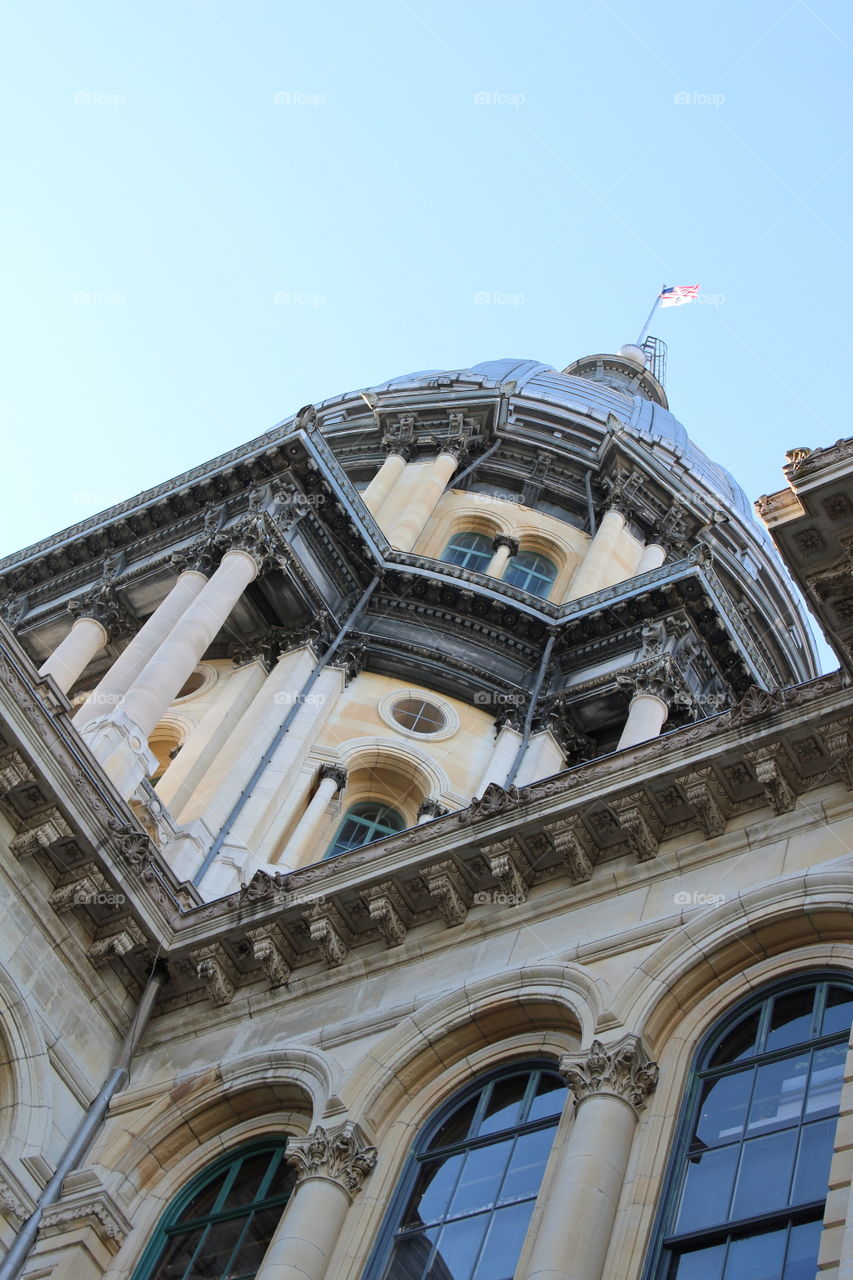 Illinois State Capitol in Springfield, Illinois 