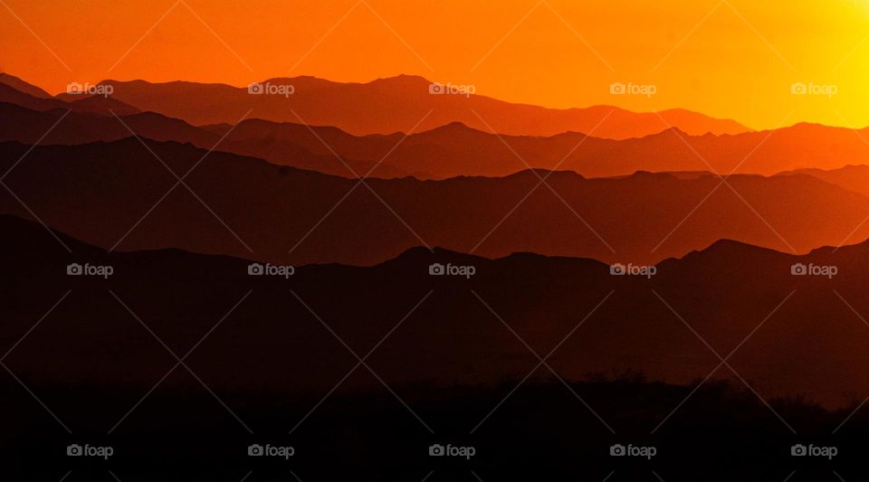 Natural mountains and forests