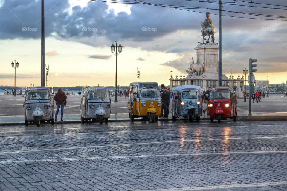 Lisbon piazza