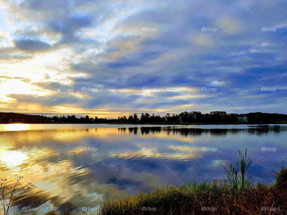 Beautiful morning in september