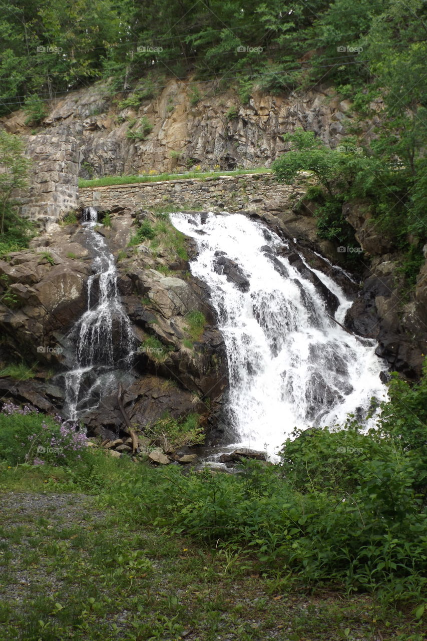 Waterfall at Antietam Lake
