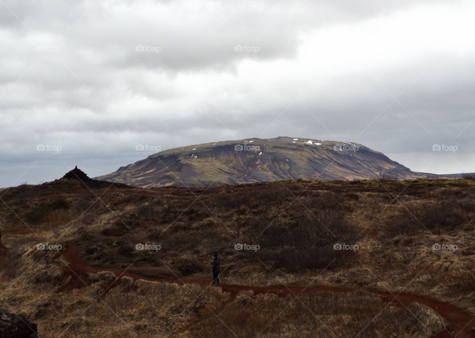 Hiking trail Iceland 