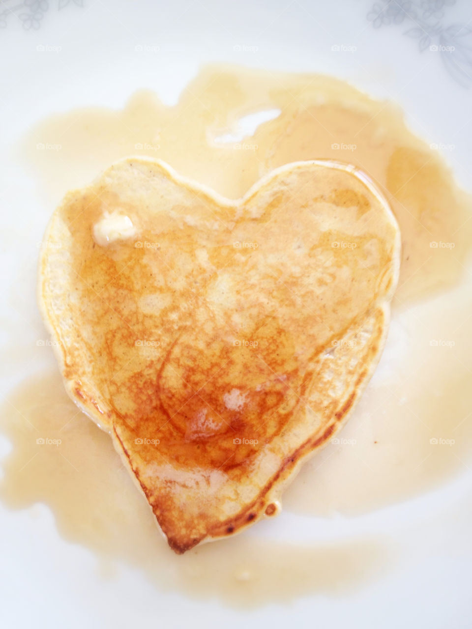 Heart-Shaped Pancake