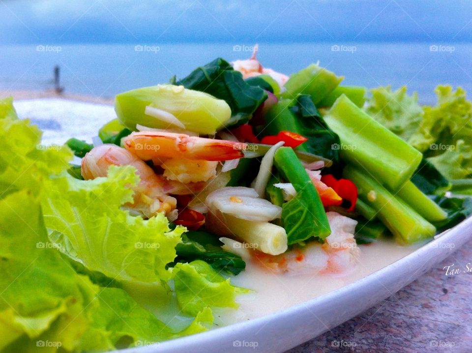 Shrimp salad