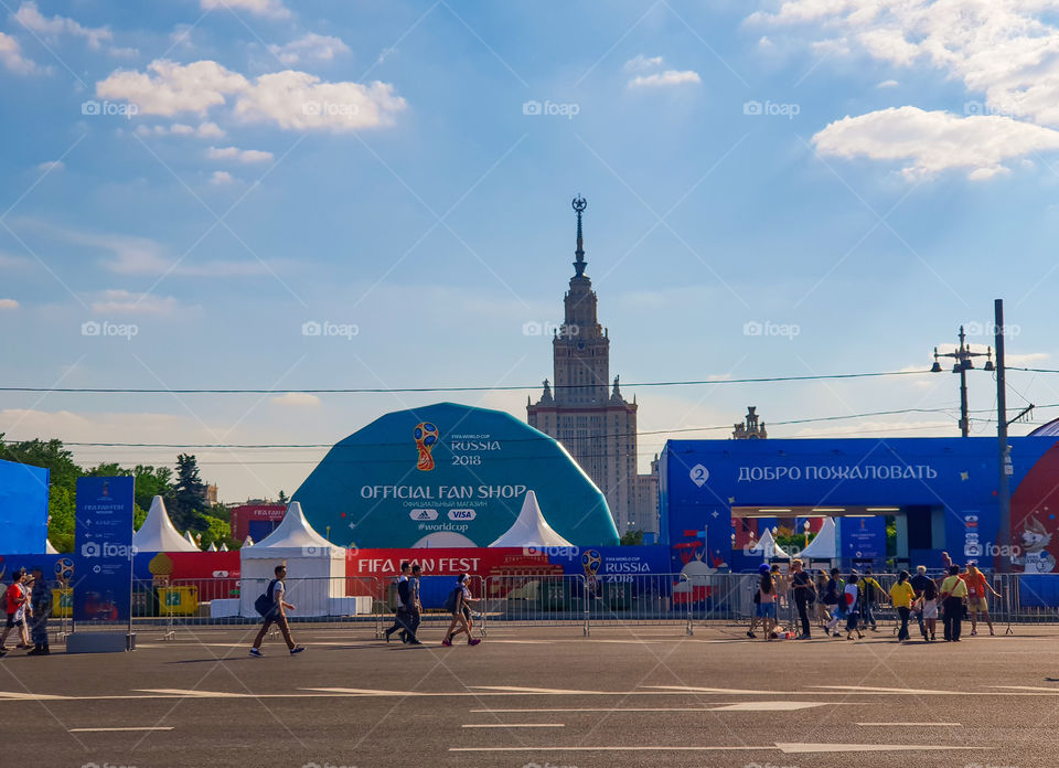 FIFA 2018 fan zone in Moscow