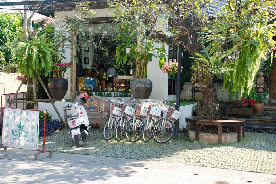Bike shop in Thailand 