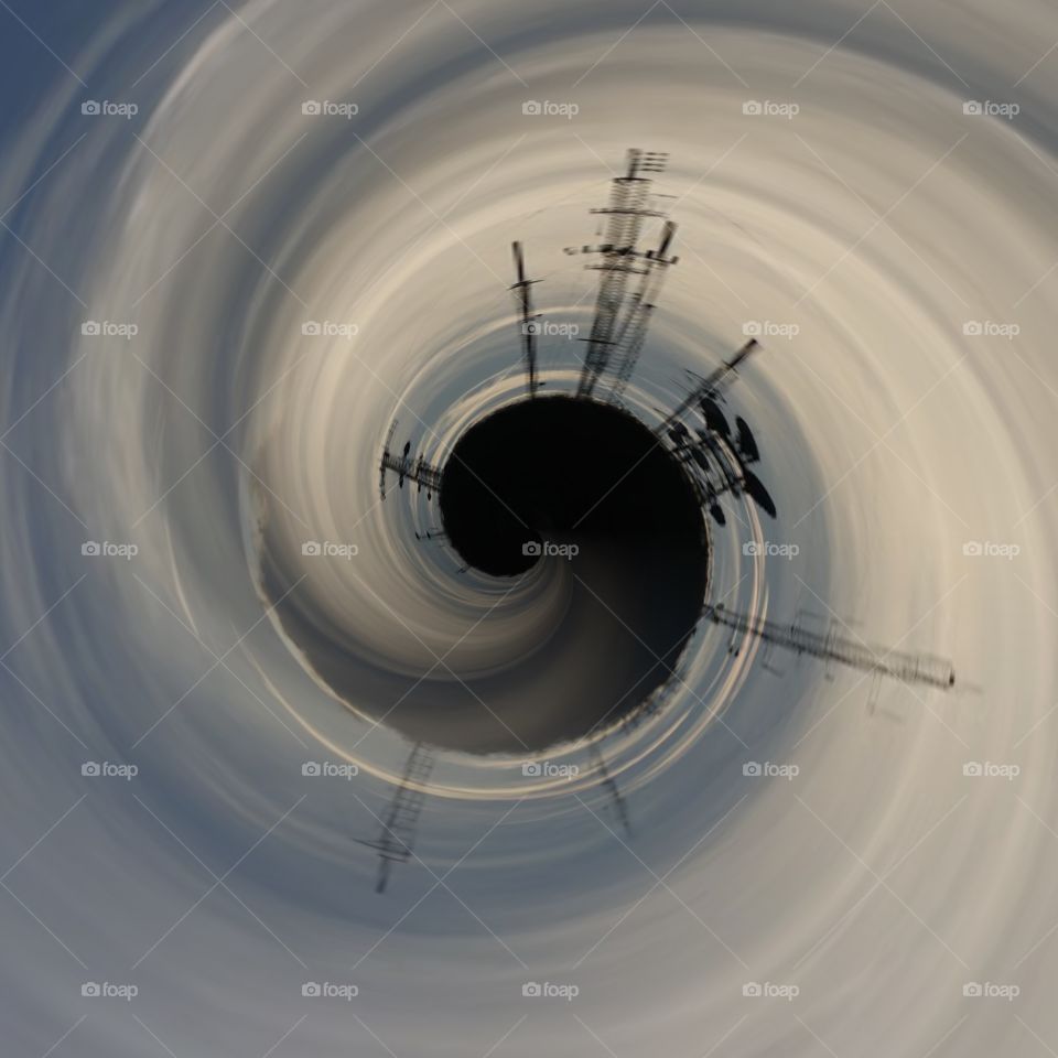 Tiny planet cell towers