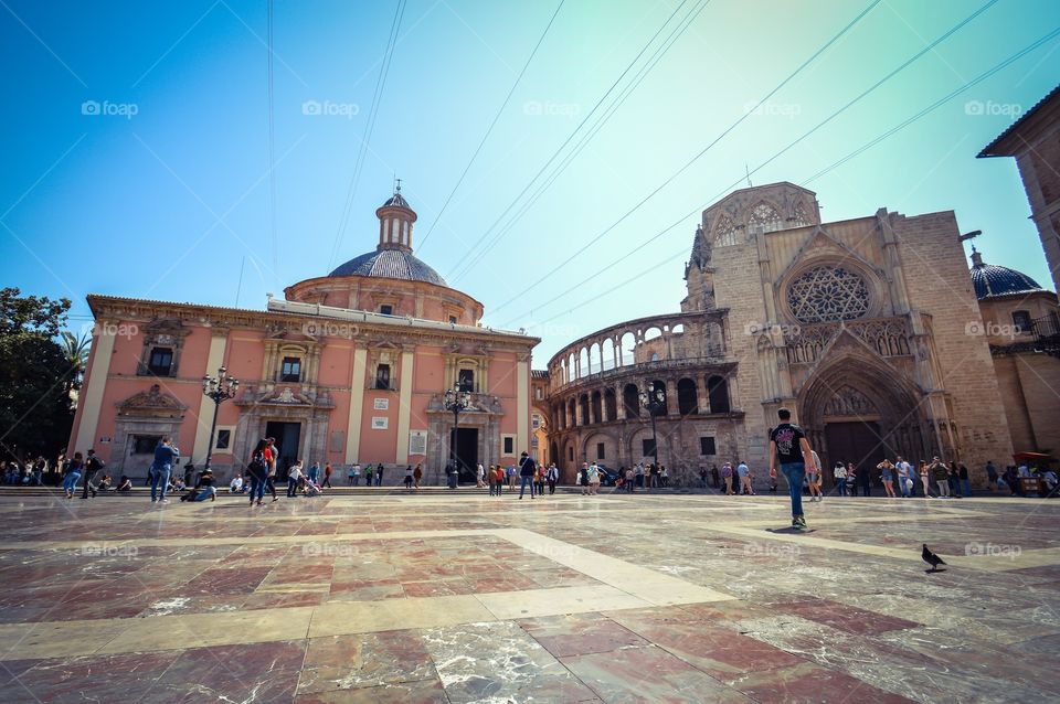 Plaza de la Virgen (Valencia - Spain)