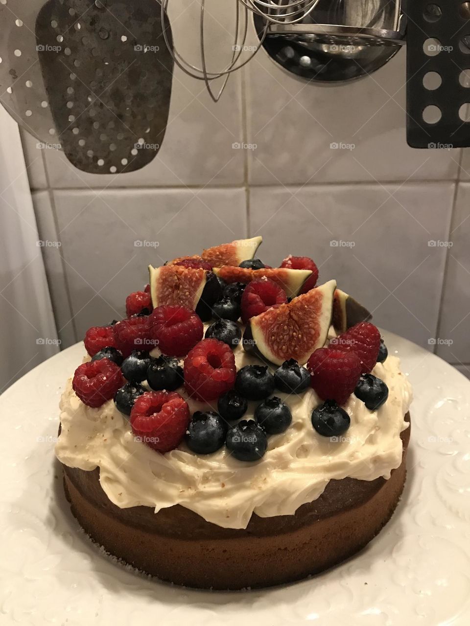 A light summer fruit cake. 