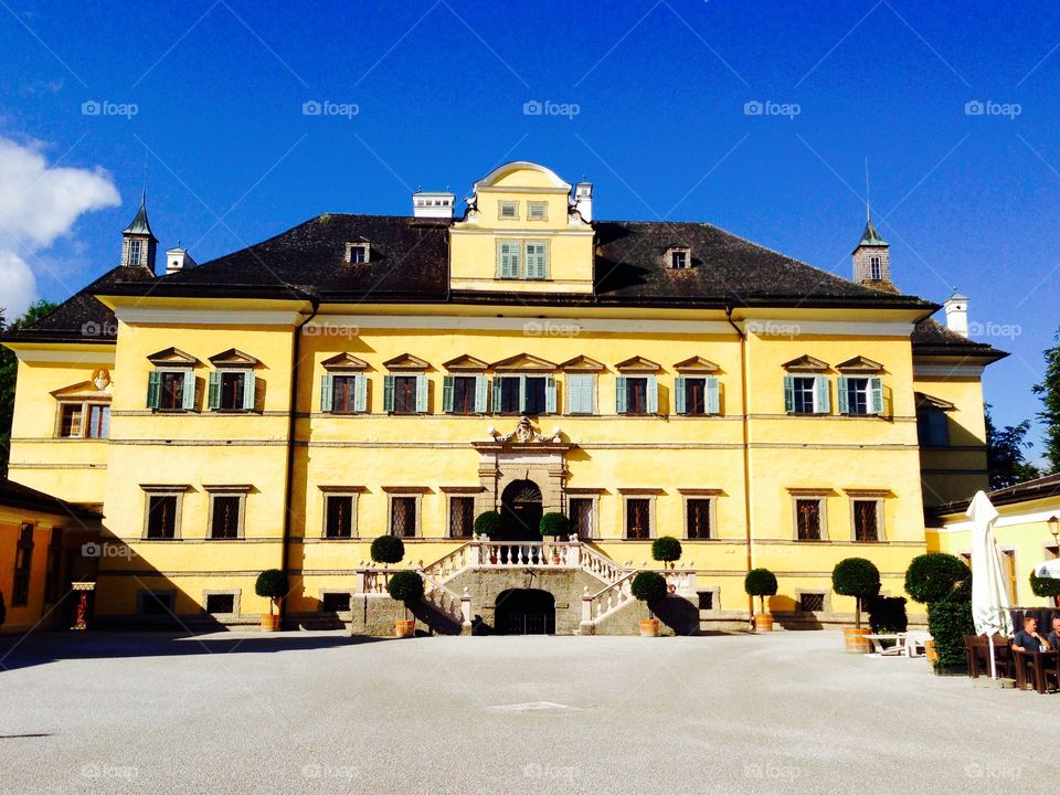 hellbrunn palace. hellbrunn palace in salzburg austria europe 