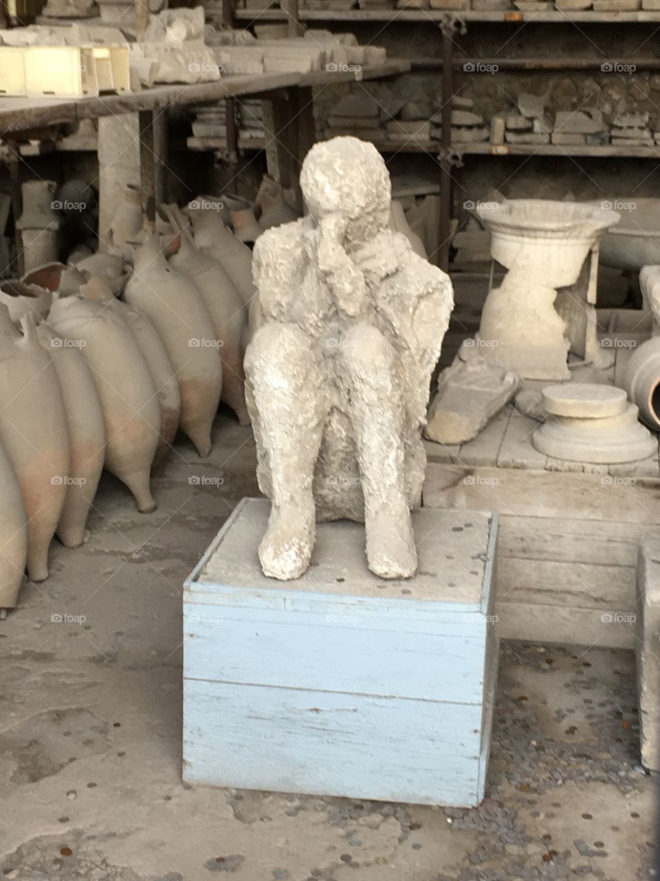 Pompeii, humain statu