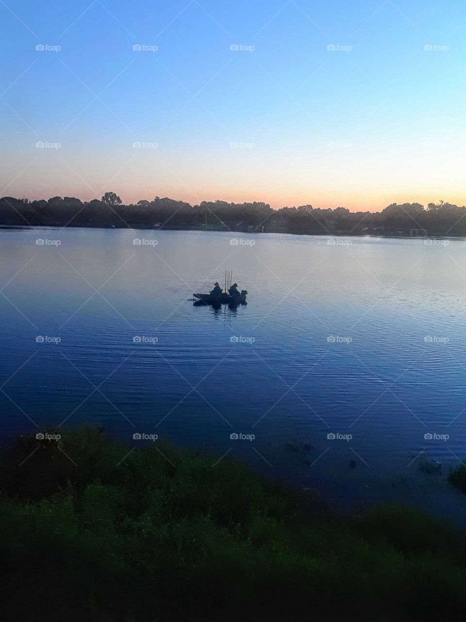 early morning fishermen