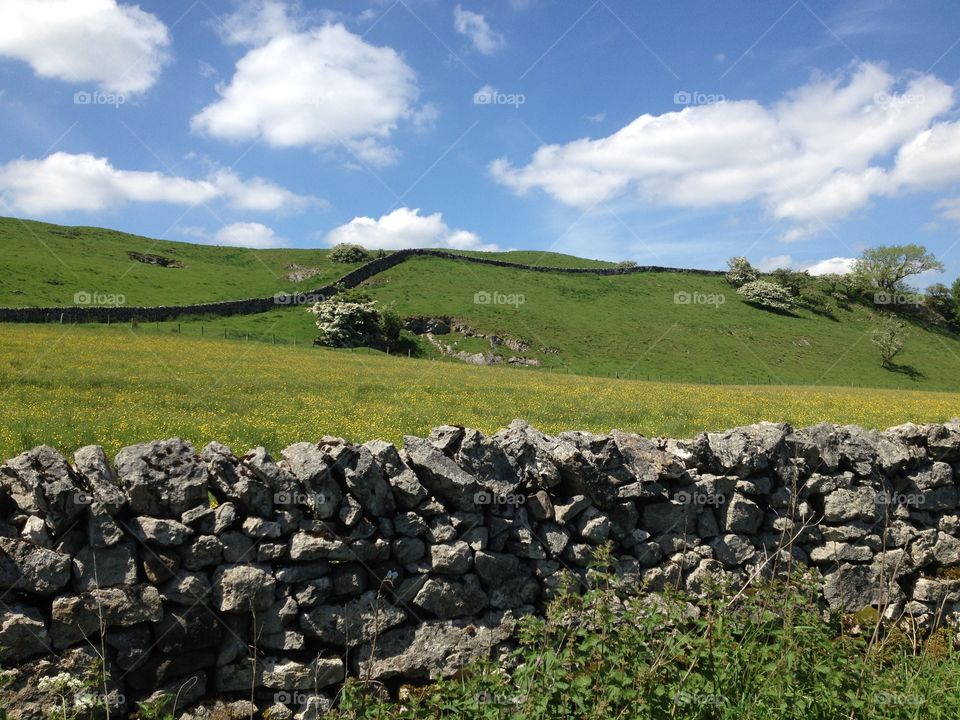 Scenic drive in Lancashire 