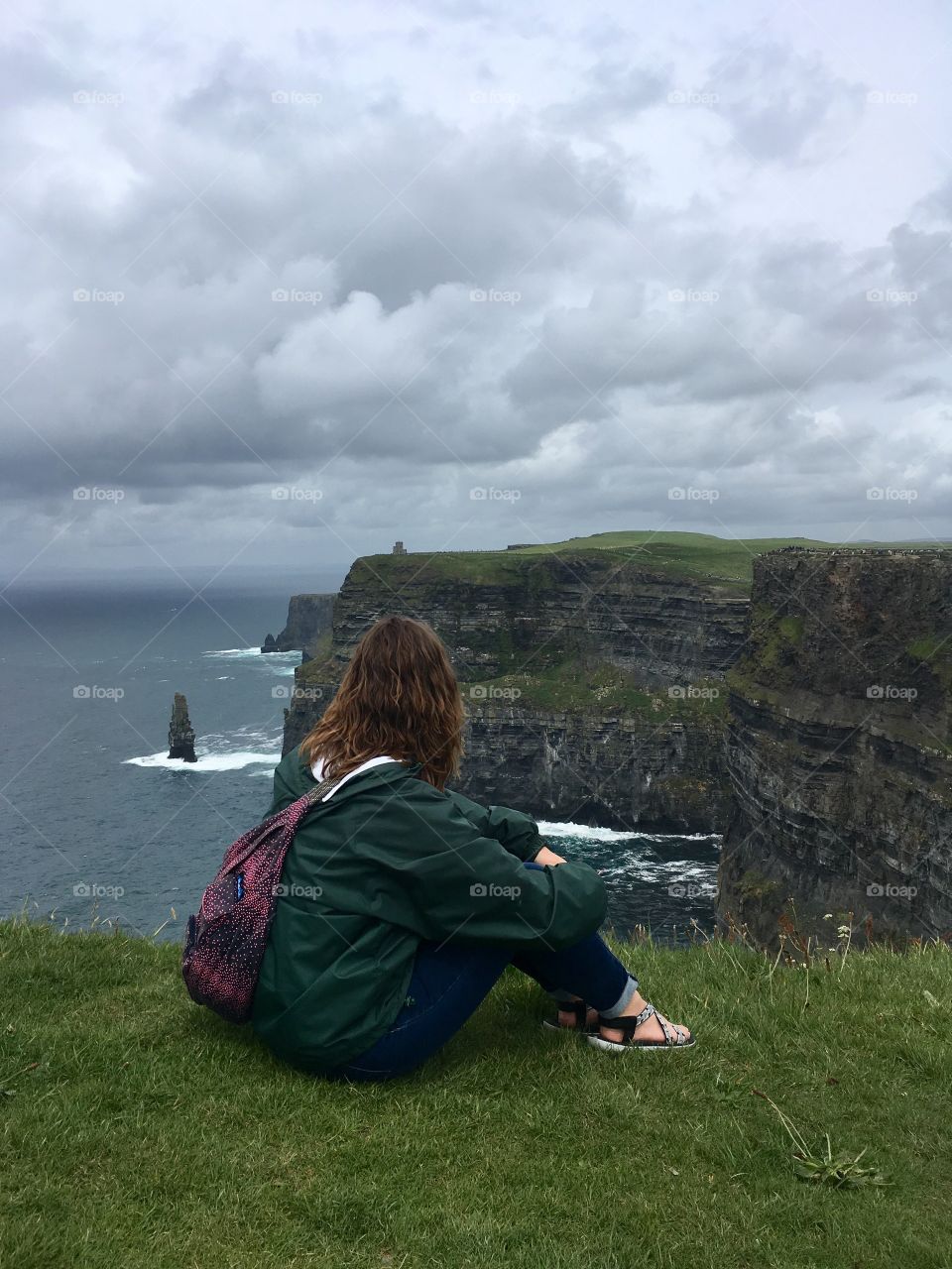 In awe of the Cliffs of Moher